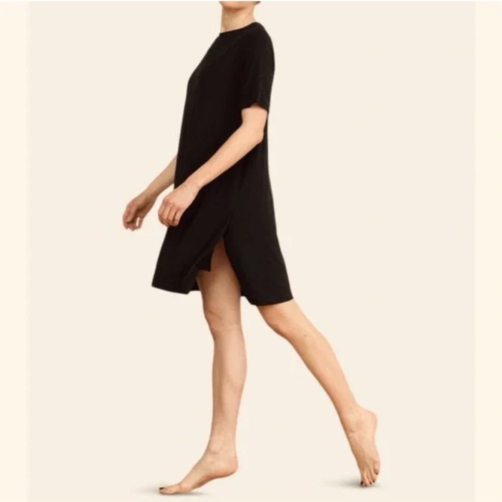 ADAY Essentialist Dress Black Casual Minimalist Lightweight Women’s Size XS